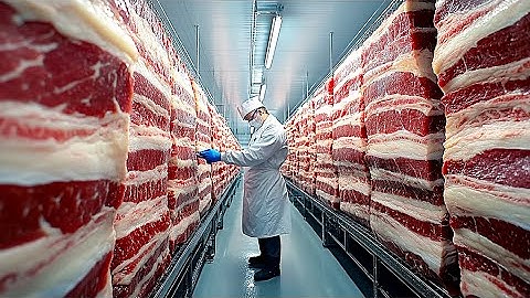 How Bacon is Made in Factory – Pork Processing and Smoking Line | Bacon Production Process