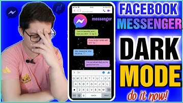 PAANO MAG DARK MODE SA FB MESSENGER | Facebook messenger dark theme