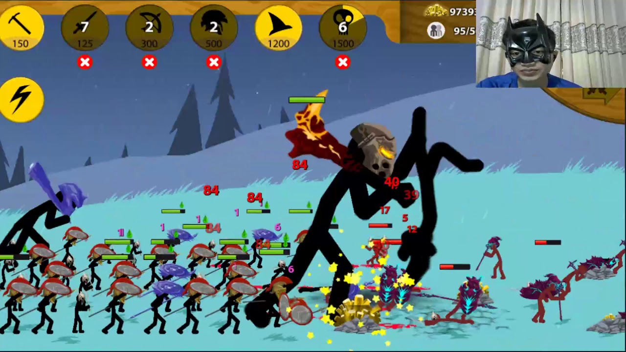 Stick war legacy ⚔️All Army attack 1000+ Zombies 10 ⭐️