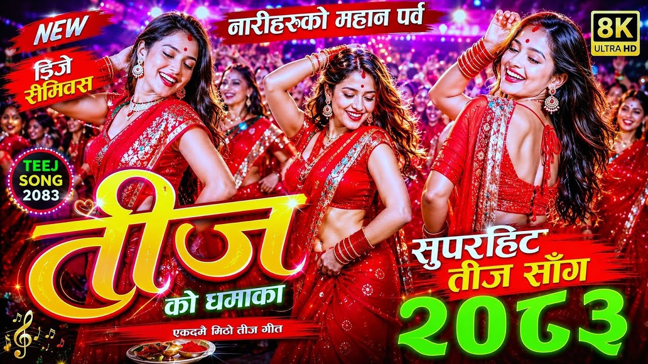 🔥 SUPERHIT TEEJ SONGS COLLECTION 2083 | New Nepali DJ Teej Songs | Full Remix