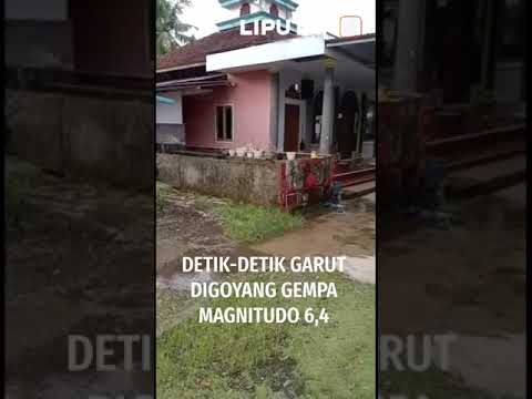 Kerasnya Guncangan Gempa di Garut