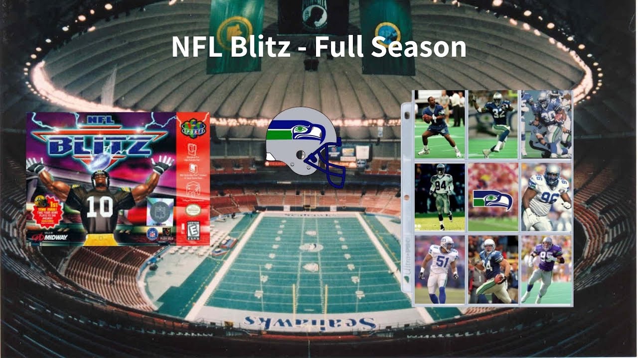 NFL Blitz - N64 - Seahawks season with Green Majik - part 1