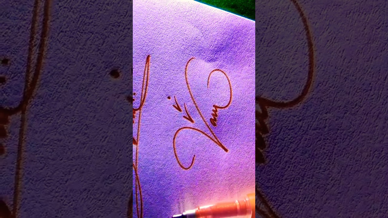 how to sign the letter.. V😊