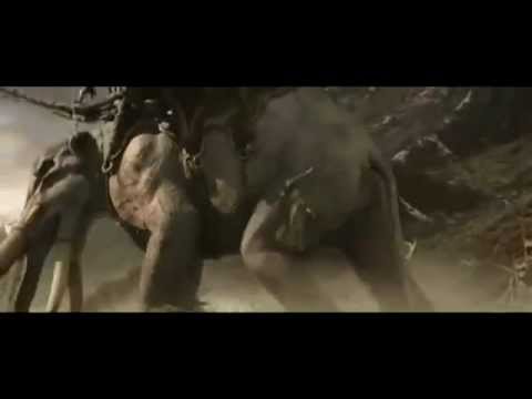Legolas kills the Oliphaunt- Excessive Wilhelm Screams