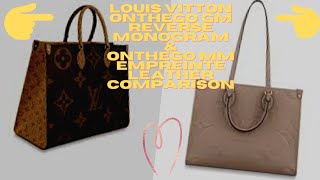 Louis Vuitton Onthego mm Turtledove Monogram Empreinte