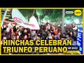 PERÚ 2 - 0 PARAGUAY: Hinchas celebran triunfo peruano y pase a repechaje del mundial de Qatar 2022