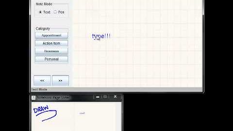Digital Notebook in Java