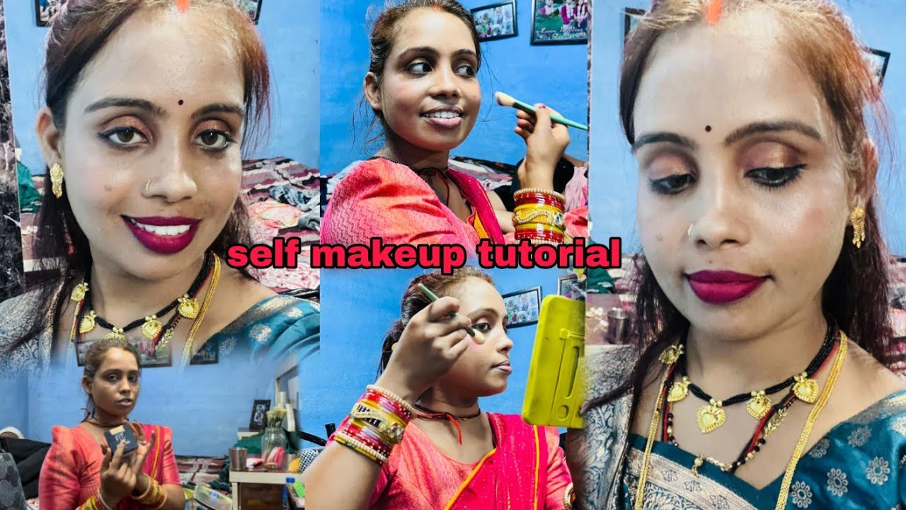 Self makeup tutorial ( normal makeup) 💄💋