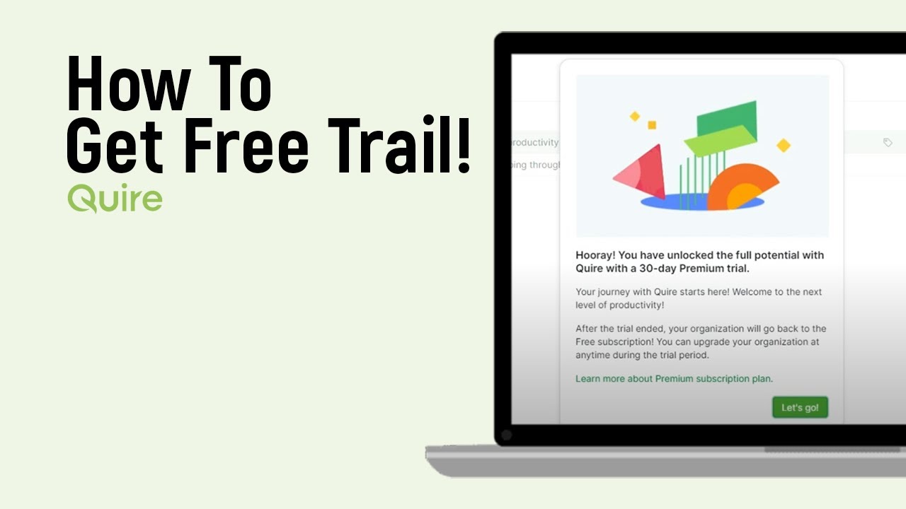 How to Get Free Trail of Quire [easy] - YouTube