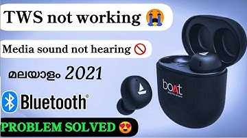 Boat Airdope 381 media sound not Hearing🚫 | bluetooth headset media sound not hearing Malayalam