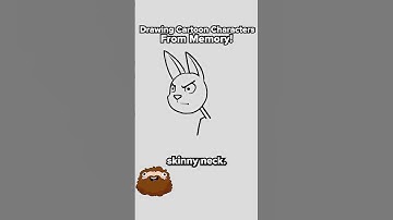 Drawing Cartoon Characters from Memory #drawing #art #cartoon #character #memory #guess #funny
