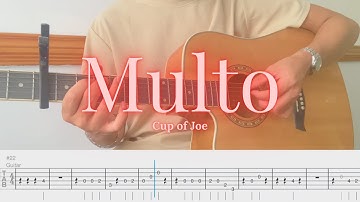 FREE TABS - MULTO by Cup of Joe (Fingerstyle Guitar Cover)