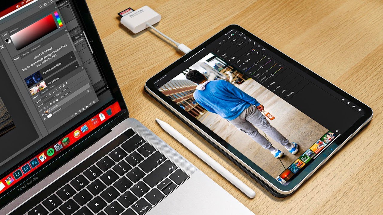 Ipad Pro Vs 2019 Macbook Pro 13 Photo Editing Comparison Youtube