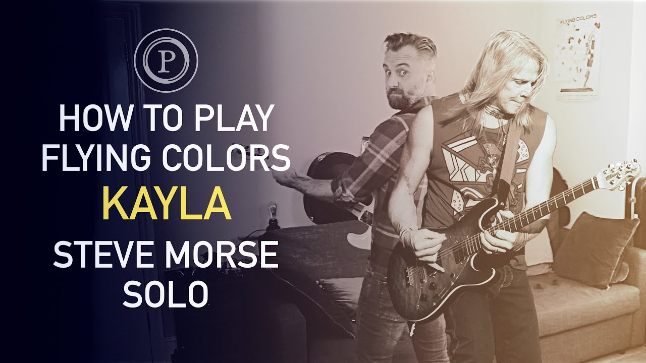 How To Play Flying Colors Kayla Steve Morse Solo + TAB & BT YouTube