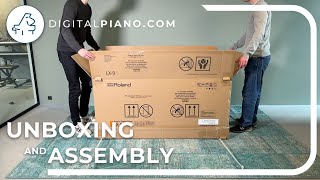 Roland LX9 | Unboxing & Assembly | Digitalpiano.com