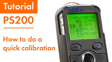 How to do a quick calibration on a PS200