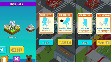 GANG CLASH HIGH ROLLS CITY - ALL LEVELS MAX LEVEL 300 [NEW] GAMEPLAY (ANDROID & IOS)