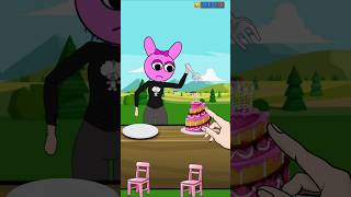 Pinki Wants To Eat The Cake On The Table Incredibox Sprunki - Animation