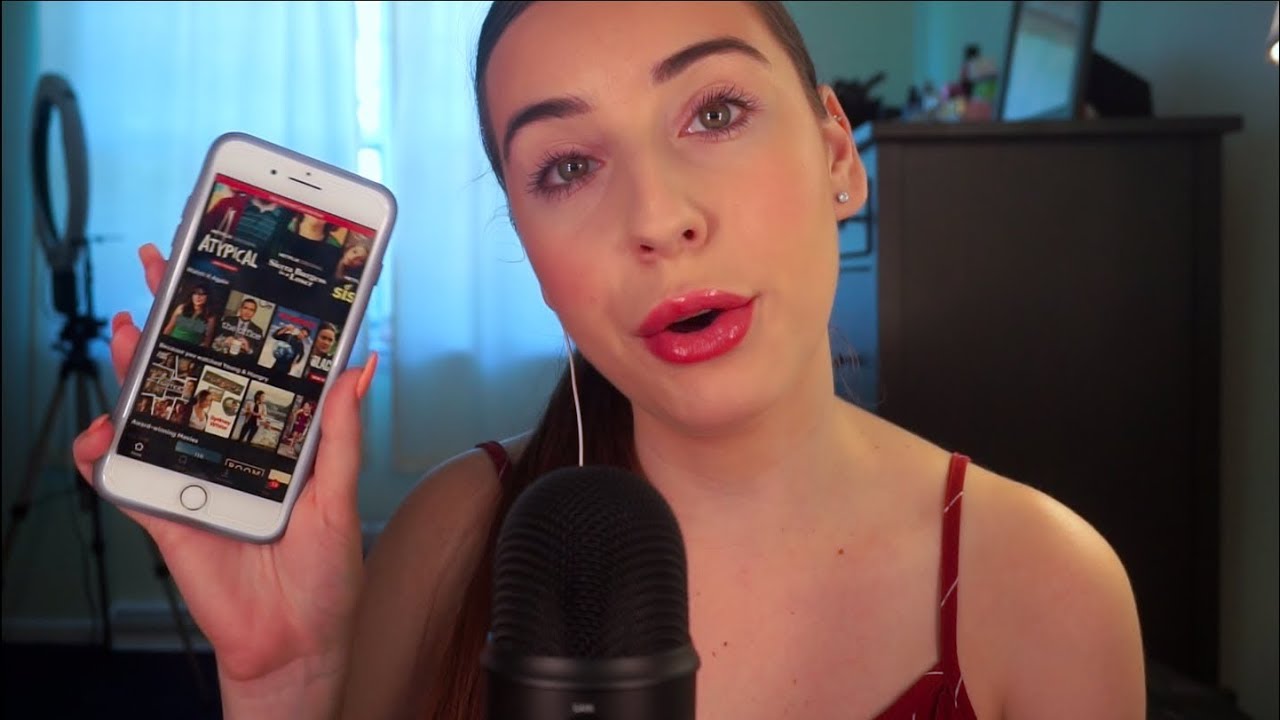 Netflix & Chill ASMR | Eating Snacks + Whispering