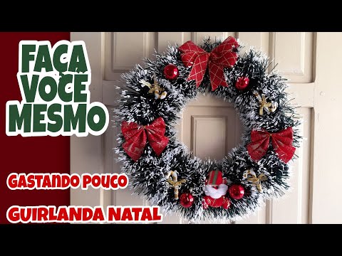 Vídeo: Como Fazer Uma Guirlanda De Natal Com As Próprias Mãos