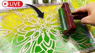 Making GELLI PRINTS that GET USED in projects