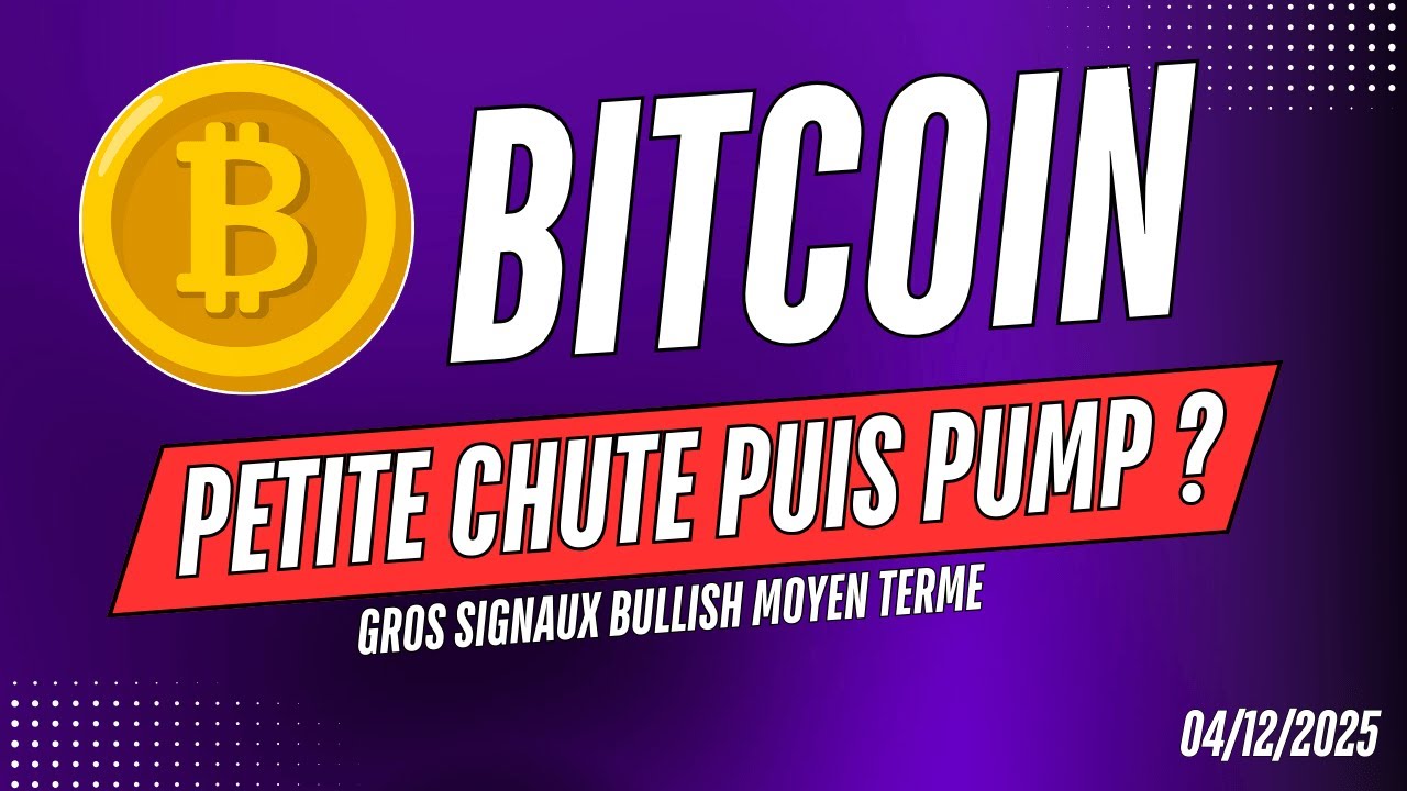 BITCOIN PETITE CHUTE PUIS LE PUMP ? DES GROS SIGNAUX BULLISH SONT LA 🔥  ANALYSE CRYPTO & NEWS ✅