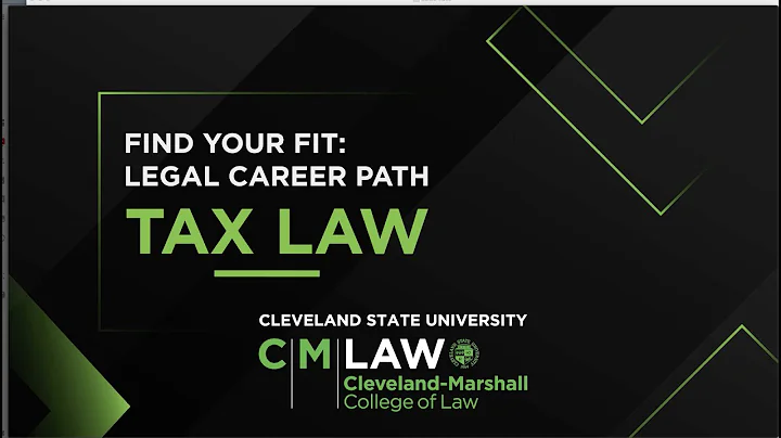 Legal Career Path: Tax Law
