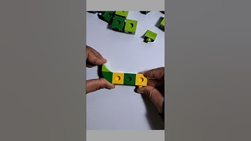 DIY Rhinoceros From mathlink cubes #shorts #animals