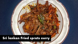 FRIED SPRATS CURRY / SRI LANKAN FRIED SPRATS CURRY #friedspratscurry