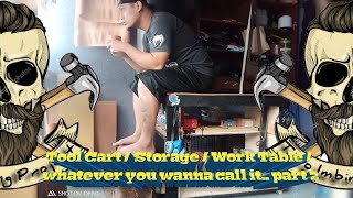 My DIY tool cart / worktable pt.2