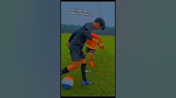 harus sering-sering latihan biar seperti bung beny #af2c #beny eXben #football #mugi lestari