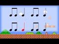 Mario theme rhythm level 1