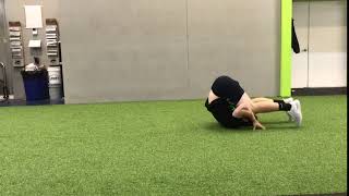 Rollover into V-Sit W/Reach