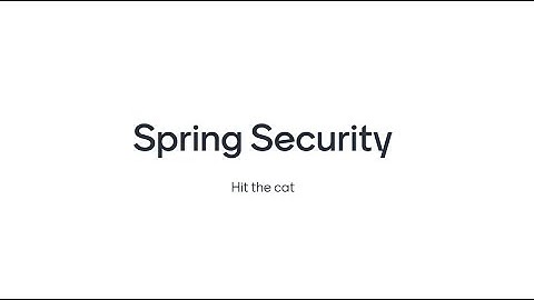 Spring Security. ИТМО Веб-Программирование. 2021 12 03