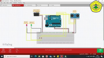 Sistem Palang Pintu Otomatis Menggunakan HCSR-04 dan Motor Servo