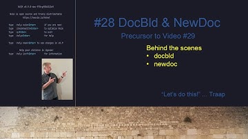 docbld & newdoc demonstrations