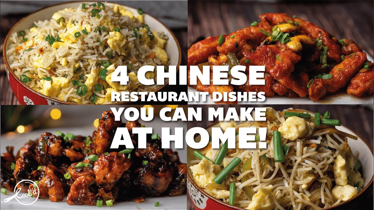 4 Chinese Restaurant Dishes you can make at Home, Indo Chinese Recipes