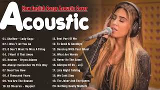 Pop Hits Acoustic Songs 2024 -  Acoustic Songs 2024 - Top English Acoustic Love Songs Cover