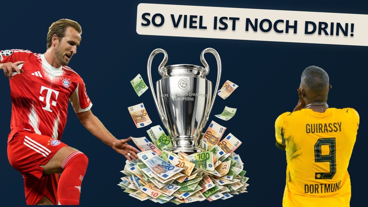Champions League: So viel verdienen die deutschen Teams 2025/2026