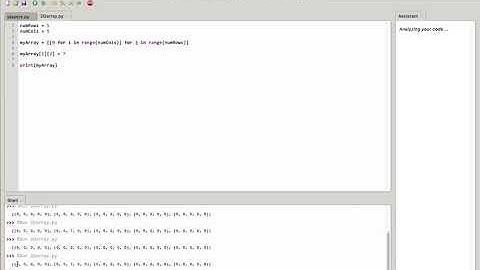 2.3.2 - 2D array addressing (Python)
