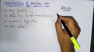 Wireless LAN | Characteristics & Goals | MC | Mobile Computing | Lec-22 | Bhanu Priya