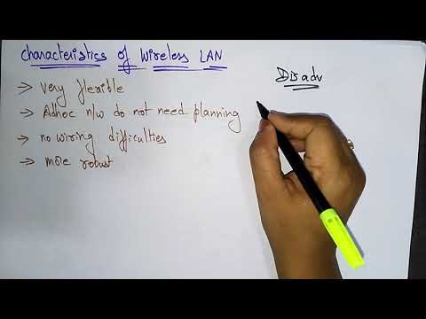 wireless LAN | characteristics & goals| Mobile Computing | Lec-22 | Bhanu priya