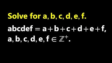 Find Positive Integer Solutions |  A Diophantine Equation.
