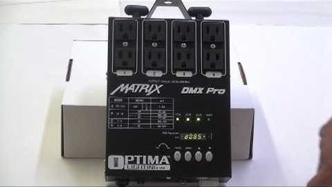 MATRIX DMX PRO - Manual Mode