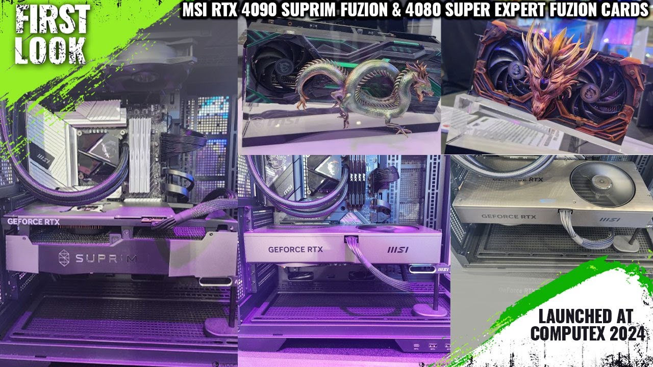 MSI GeForce RTX 4090 SUPRIM FUZION & 4080 SUPER Expert FUZION Cards ...