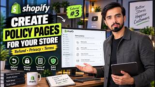 How to Set Up Shopify Policy Pages | Privacy, Refund & Terms | Tutorial #3