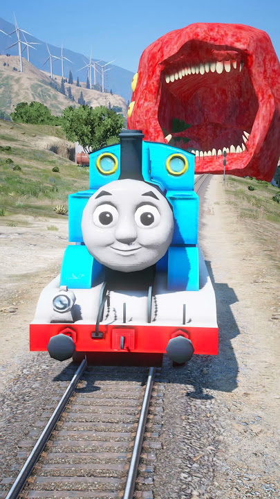GTAV: TRAIN EATER VS THOMAS THE TRAIN #shorts