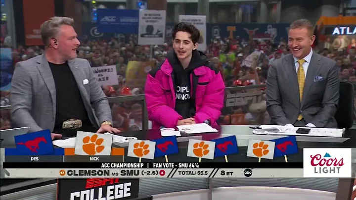 TIMOTHÉE CHALAMET ELITE BALL KNOWLEDGE 😤😂 | College GameDay