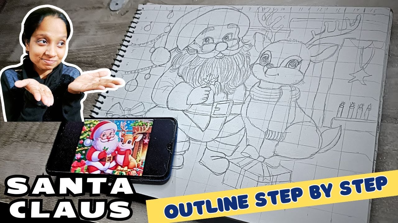 How to Draw Santa Claus: Step-by-Step Christmas Special 🎅 | Quick Santa ...