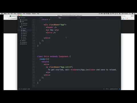 Importing components from other files Reactjs with ES6 #8